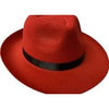 Adult Red Gangster Fedora