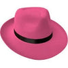 Adult Gangster Pink Fedora Hat