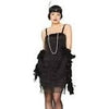 Adult 1920s Black Flapper Dress