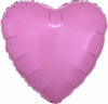 18" Heart-Shaped Foil Balloon Metallic Pink