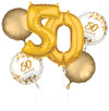 50th Anniversary Helium Bouquet