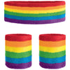 Rainbow Sweatband And Headband