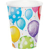 8 Confetti Balloon Cups