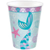 Shimmering Mermaids Cups, 9 oz.