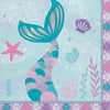 Shimmering Mermaids Luncheon Napkins, 16 count