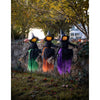 Lighted Halloween Witches on Brooms