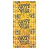 Happy New Year Metallic Square Curtain