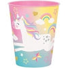 4 Unicorn 10Oz Plastic Cup