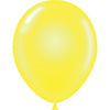 11" Tuftex Balloons 100 Per Package Clear Yellow