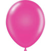 11" Tuftex Balloons 100 Per Package Metallic Fuchsia