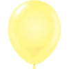 11" Tuftex Balloons 100 Per Package Pearl Yellow