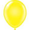 11" Tuftex Balloons 100 Per Package Yellow