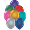 11" Tuftex Balloons 12 Per Package Metallic Assorted