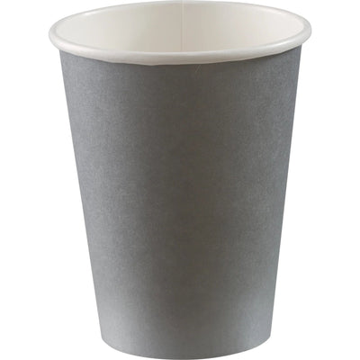 12 Oz. Paper Cups, 50 Count. - Silver