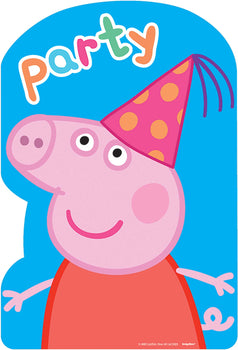 Peppa Pig (tm) Postcard Invitations
