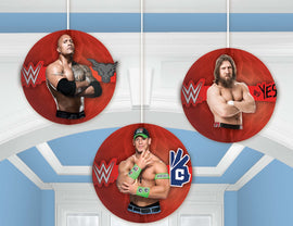 WWE Party Honeycomb Decorations