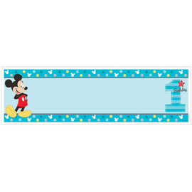 Disney Mickey's Fun To Be One  Personalized Giant Banner Kit