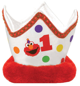 Sesame Street Elmo Turns One Novelty Crown