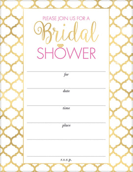 Bridal Shower Value Pack Invitations