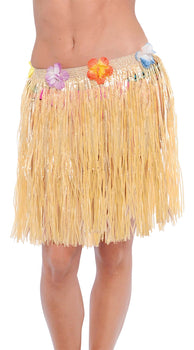 Adult Plastic Mini Hula Skirt