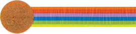Rainbow Printed Crepe Streamer