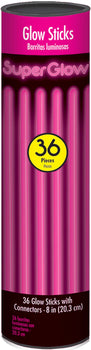 8" Glow Stick Tube - Pink, 36 ct.