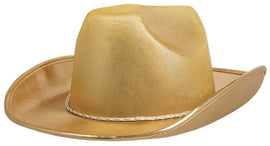 Gold Velour Cowboy Hat