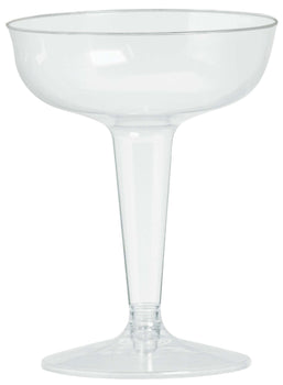 Big Party Pack Clear Plastic Champagne Glasses, 4oz.