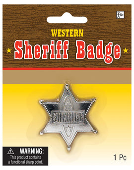Sheriff Badge - Silver