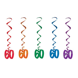 60  Whirls asstd colors