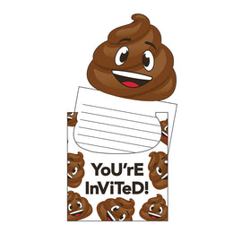 Poop Emoji Invitations
