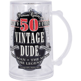 Vintage Dude 50Th Birthday Tankard