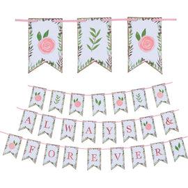 Love And Leaves Pennant Banner