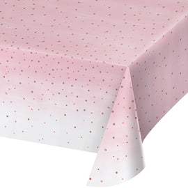 Rose All Day Plastic Tablecloth