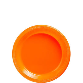 Orange Peel Plastic Plates, 7"