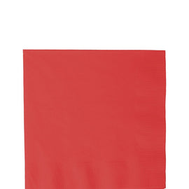 Apple Red Value Solid Luncheon Napkins