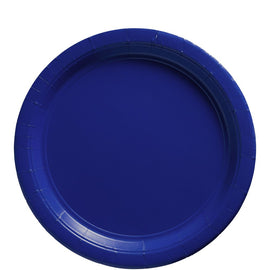 Bright Royal Blue Big Party Pack Paper Plates, 9"