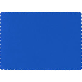 Bright Royal Blue Solid Color Paper Placemats