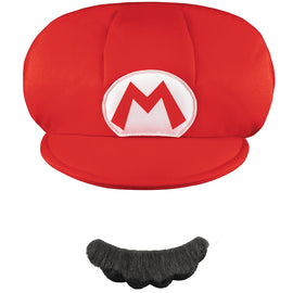 Kit Mario Hat W/ Moustache