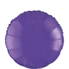 Foil Balloon - 18" Round Purple