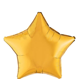 Foil Balloon - 18" Star Gold