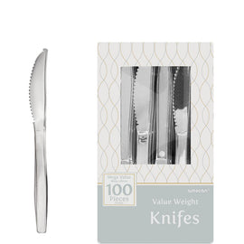 High Count Boxed Knives - Silver