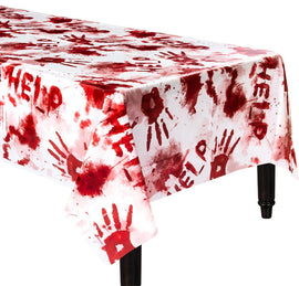 Bloody Plastic Table Cover