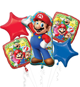 Foil Balloon - Bouquet Mario Bros