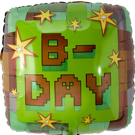 Foil Balloon - Minecraft Style Hbd Tnt Party