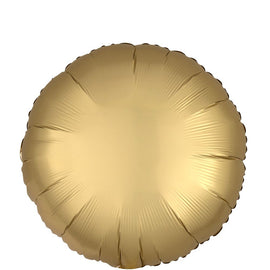 Foil Balloon - 18" Round Satin Gold
