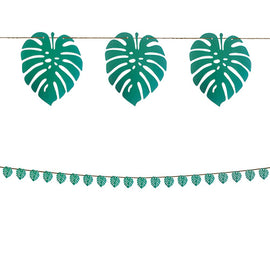 Aloha Palm Leaf Banner