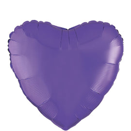 Foil Balloon - 18" Heart Purple