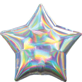 Foil Balloon - 18" Star Iridescent Silver