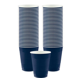 True Navy Big Part Pack Plastic Cups, 16 oz.